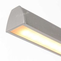 Profilo LED 114 Stahl gebürstet