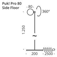 PUK! Pro 80 Side Floor - nickel matt
