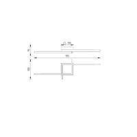 Deckenleuchte Frida-110 - schwarz matt