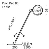 PUK! Pro 80 Table 600mm (Auswahl)