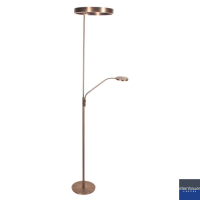 Soleil 2 - LED Stehleuchte - bronze gebürstet