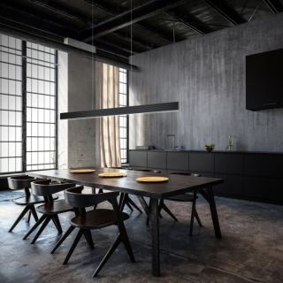 Fara 112cm EasyLift up-/down schwarz matt