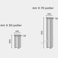 mir X  Poller 70 - anthrazit