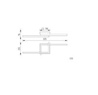 Deckenleuchte Frida-80 - mattnickel