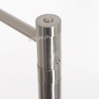 LED Leseleuchte Retina Stahl gebürstet