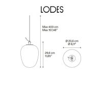 Oblo medium 2700K - azure steel - (Auswahl)