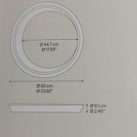 Tidal 60 weiss matt 2700K