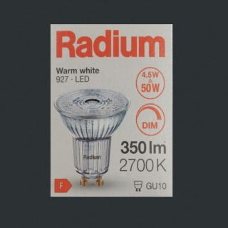 LED GU10 927 dim. 350lm