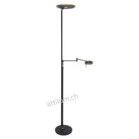 LED Stela Turound schwarz matt - smoke