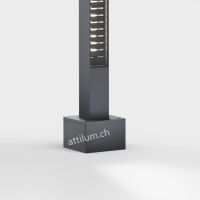 lin 70 bollard anthrazit