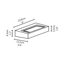 IP44, GapX anthrazit 3000K