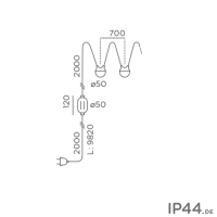 IP44, cherry bubbls plug, 93852