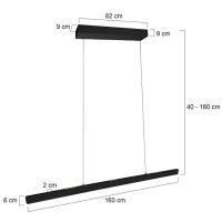 Pendel Fluxy 160 Lift - schwarz matt