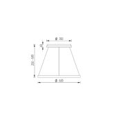 Deckenleuchte LISA-D - schwarz matt