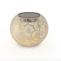 STT, Solarleuchte, Ball Blossom antic - Globe Blossom antic, SOL-025-66, SOL-060-66