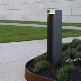 Slat Poller 70 space grey