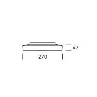 Kivo Aufbau 270mm grau 2700K dim. (Auswahl)