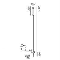 reed L (150cm) - schwarz