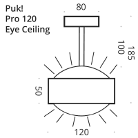 PUK! Pro Eye 120 - nickel matt