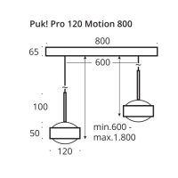 PUK! Pro Motion 120 - 2fg - chrom glanz/silber