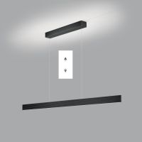 Fara 152cm EasyLift up-/down schwarz matt