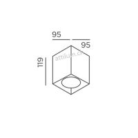 up S Decken - anthrazit