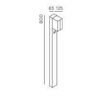 cut bollard control - anthrazit
