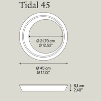 Tidal 45 Terra matt 2700K