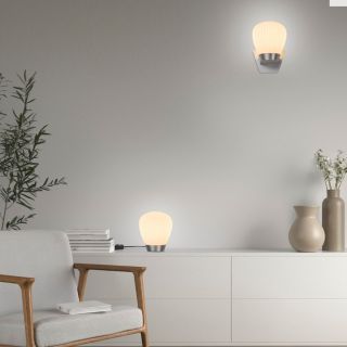 Plissee T2 - schwarz matt - Tischleuchte