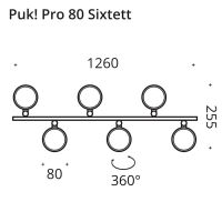 PUK! Pro 80 Sixtett - mess. geb - sz