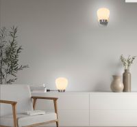 Plissee W - alu matt - Wandleuchte