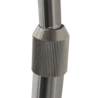 Bogenleuchte Sparkled light Stahl gebürstet