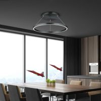 Deckenleuchte LISA-D - schwarz matt