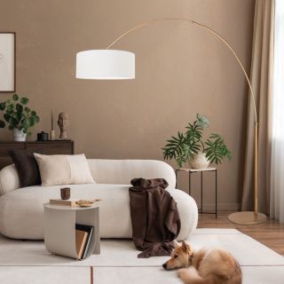 Bogenstehleuchte Sparkled light Bronze