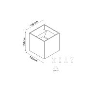 Mantra, Davos double, Davos XL, Davos, LED Wandleuchte Innen, LED Wandleuchte Aussen