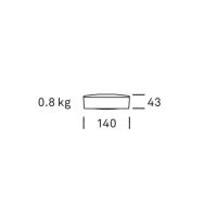 Kivo Deckenleuchte 140mm EXT grau 2700K (Auswahl)