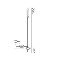 reed M (125cm) - schwarz