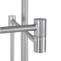 LED Stela Turound Stahl geb. - smoke
