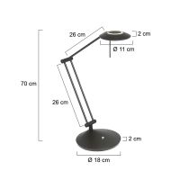 LED Tila Zodiac schwarz