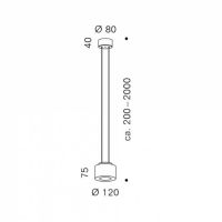 REEF LED 1fg alu poliert (glanz)