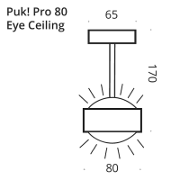 PUK! Pro Eye 80 - chrom