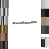 PUK! Pro Chioce Wall 3fg. nickel matt