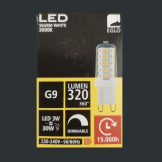 LED G9 Fassung 3W dim.