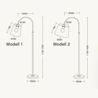 Boyleuchte+Schirm 16cm fume-sand