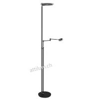 LED Stela Turound schwarz Klarglas