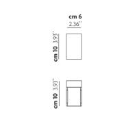 Laser Wala 10x6cm - weiss matt 3000K