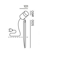 piek 50 spot 12° - cool braun (Varianten)