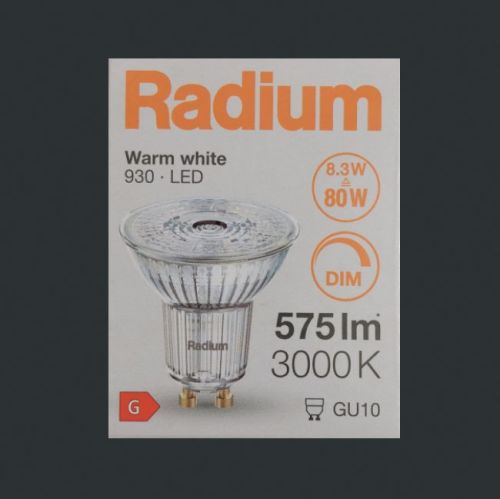 LED GU10 930 dim. 575lm