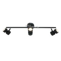 LED Spot Nastasja 3fg. schwarz