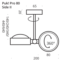 Top Light, PUK, PUK! Pro, PUK! Pro 120 Side II, PUK! Pro 80 Side II